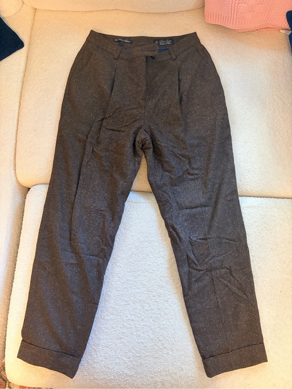 Brooks Brothers Charcoal Speckled Chinos